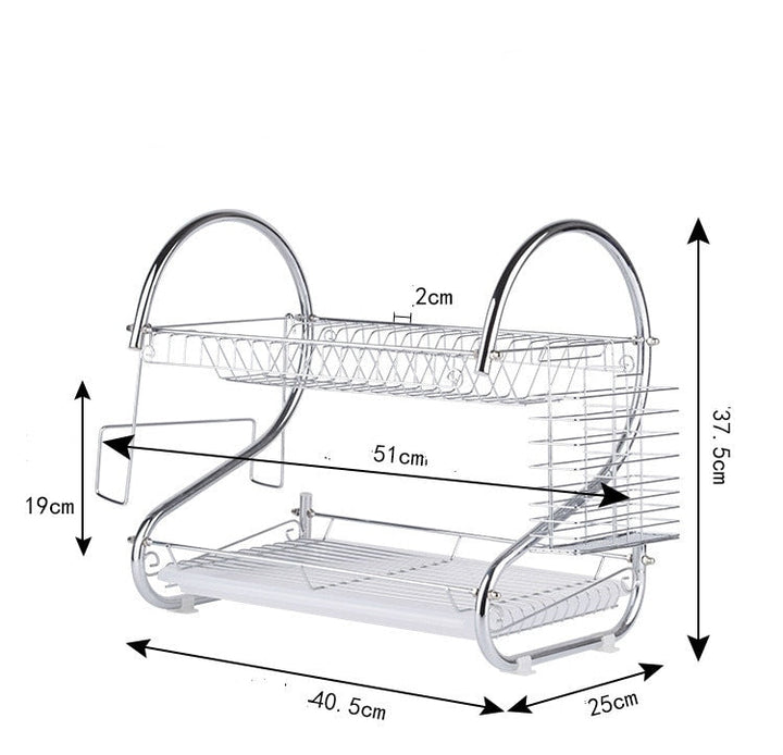 BowLift | Kitchen Stainless Steel Rack Tableware Organizer