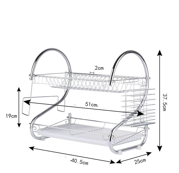 BowLift | Kitchen Stainless Steel Rack Tableware Organizer