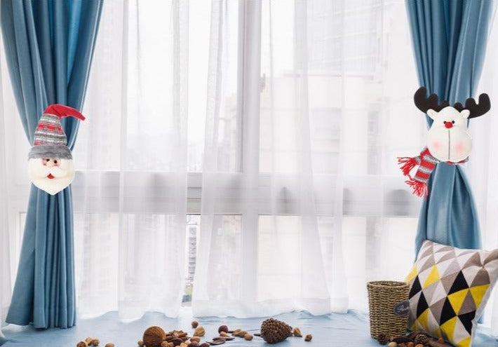 BowLift | Christmas Santa Elk Curtain Holder