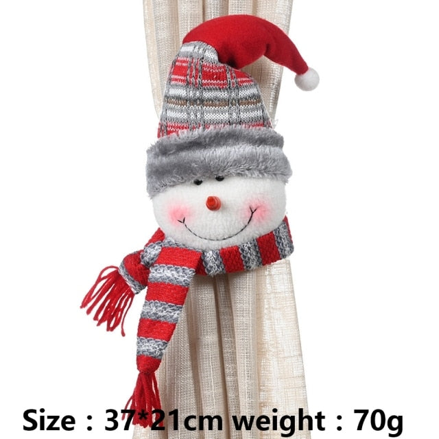 BowLift | Christmas Santa Elk Curtain Holder