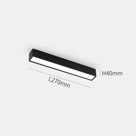 BowLift | Wall-Mounted Black Continuous Magnetic Track System Light