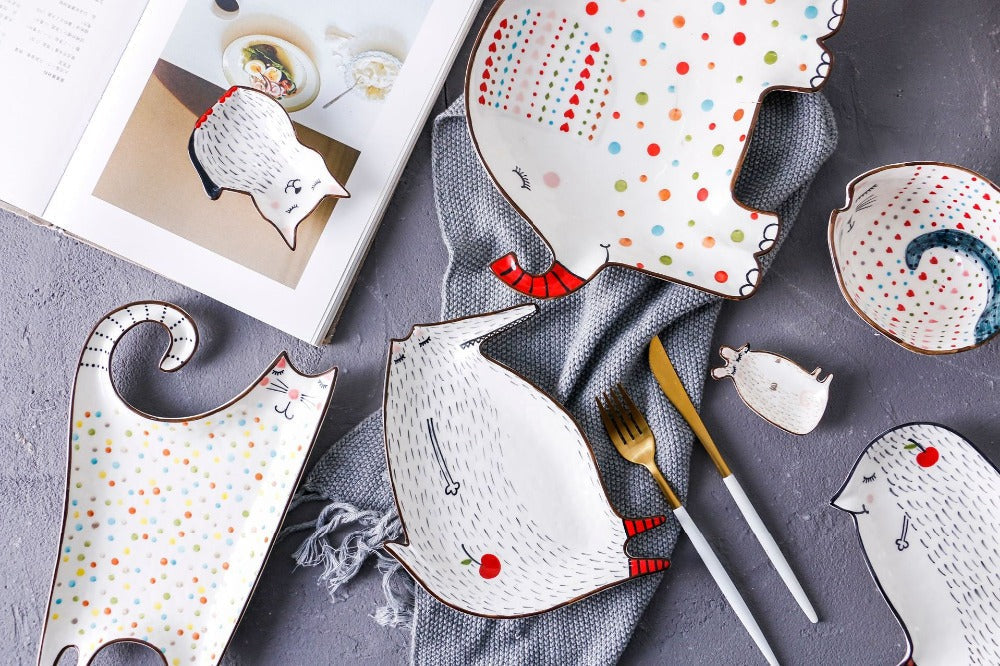 BowLift | Ceramic Creative Cute Animal Breakfast Plates