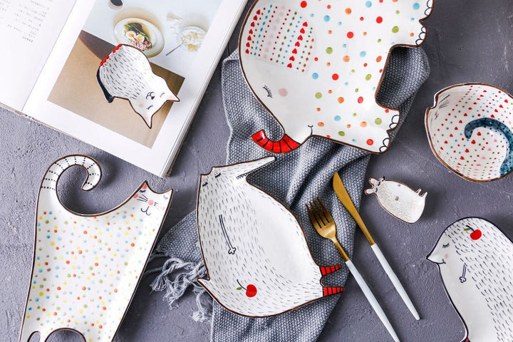 BowLift | Ceramic Creative Cute Animal Breakfast Plates