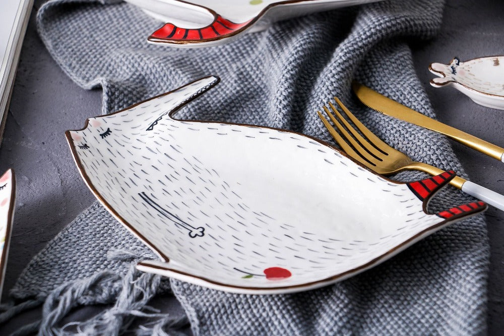 BowLift | Ceramic Creative Cute Animal Breakfast Plates