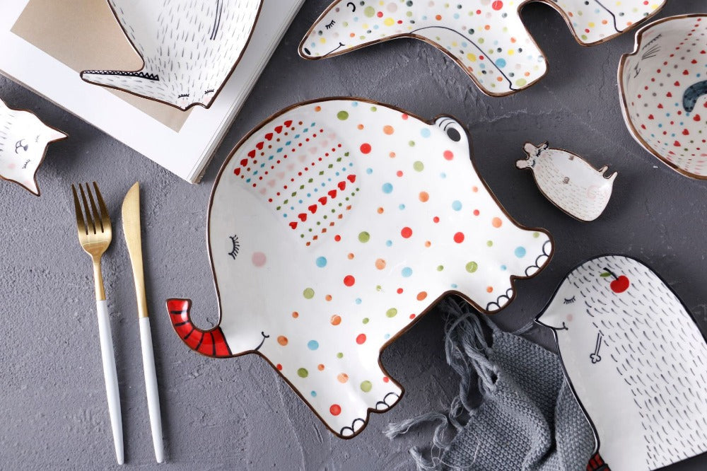 BowLift | Ceramic Creative Cute Animal Breakfast Plates