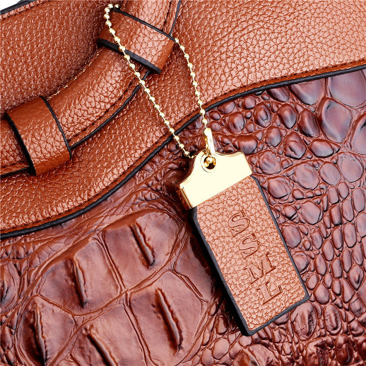 BowLift | Leather Crocodile Bag – with handcrafted details