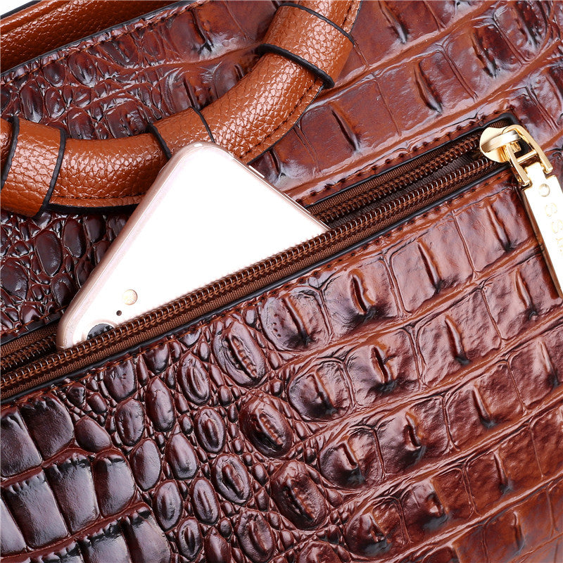 BowLift | Leather Crocodile Bag – with handcrafted details
