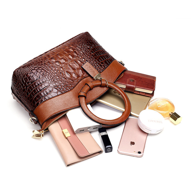 BowLift | Leather Crocodile Bag – with handcrafted details