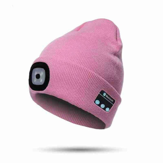 Unisex Bluetooth Speaker Headlamp Beanie Hat | Bowlift