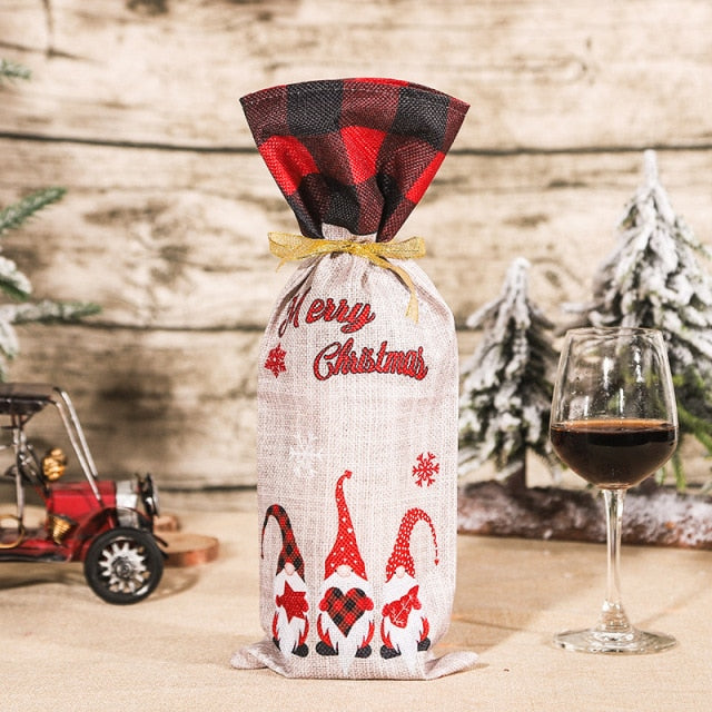 BowLift | Christmas Santa Bottle Cover