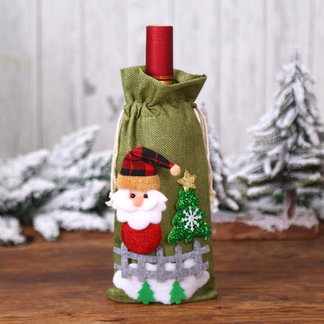 BowLift | Christmas Santa Bottle Cover