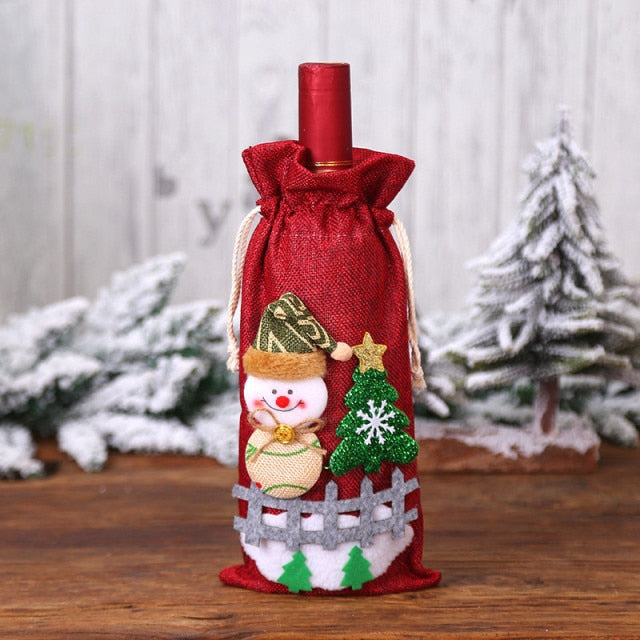 BowLift | Christmas Santa Bottle Cover