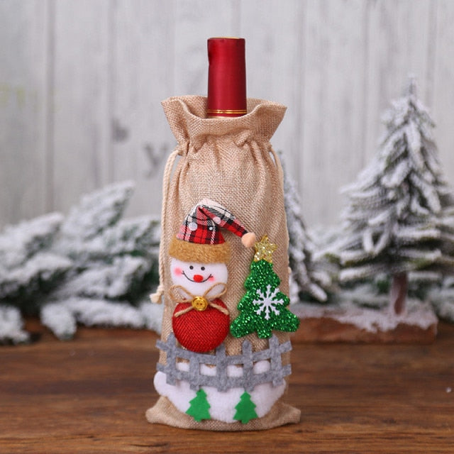 BowLift | Christmas Santa Bottle Cover