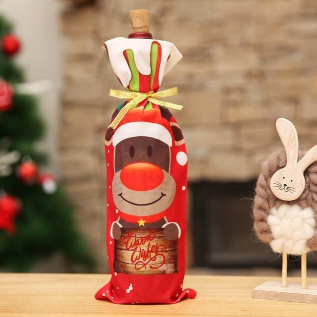 BowLift | Christmas Santa Bottle Cover