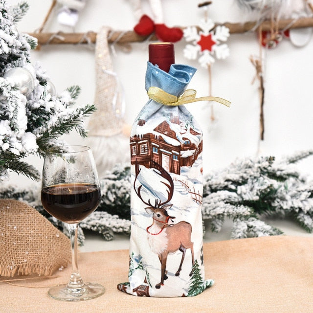 BowLift | Christmas Santa Bottle Cover