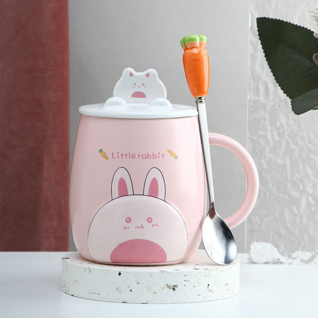 BowLift | Cute Cartoon Kitty Mug Set