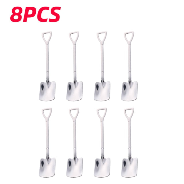 BowLift | Creative Shovel Shape Dessert Spoons