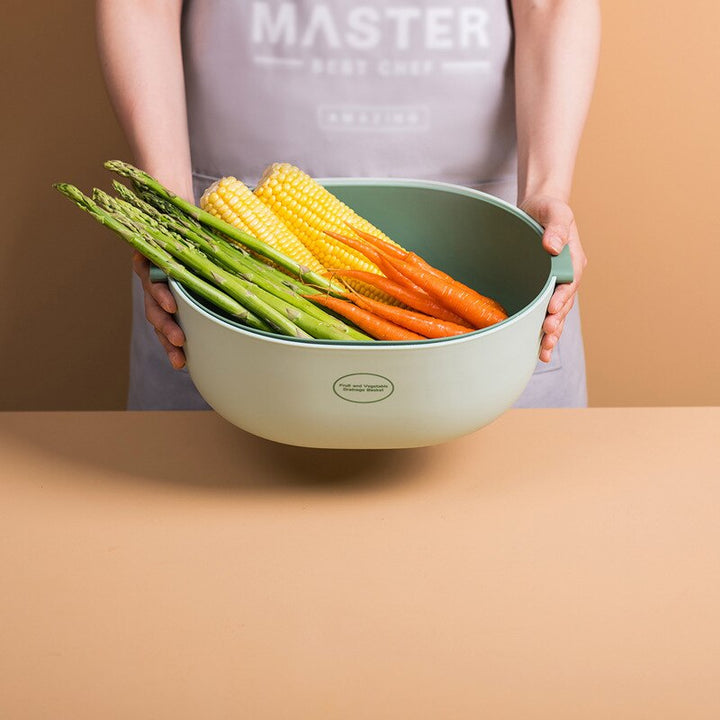 BowLift | Kitchen Double Drain Vegetable Basket