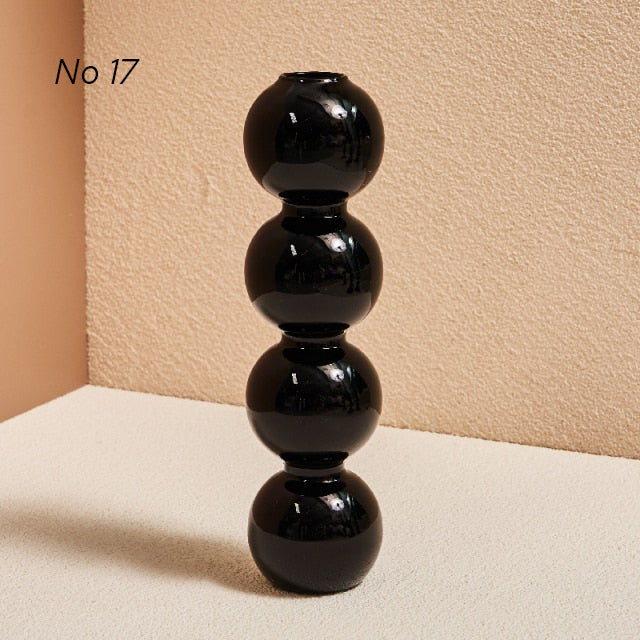 Modern Glass Candleholders - Transparent | Bowlift