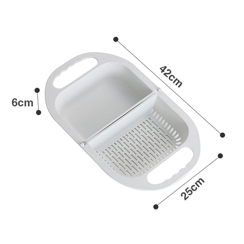 BowLift | Collapsible Folding Fruit Vegetable Washing Drainer Basket