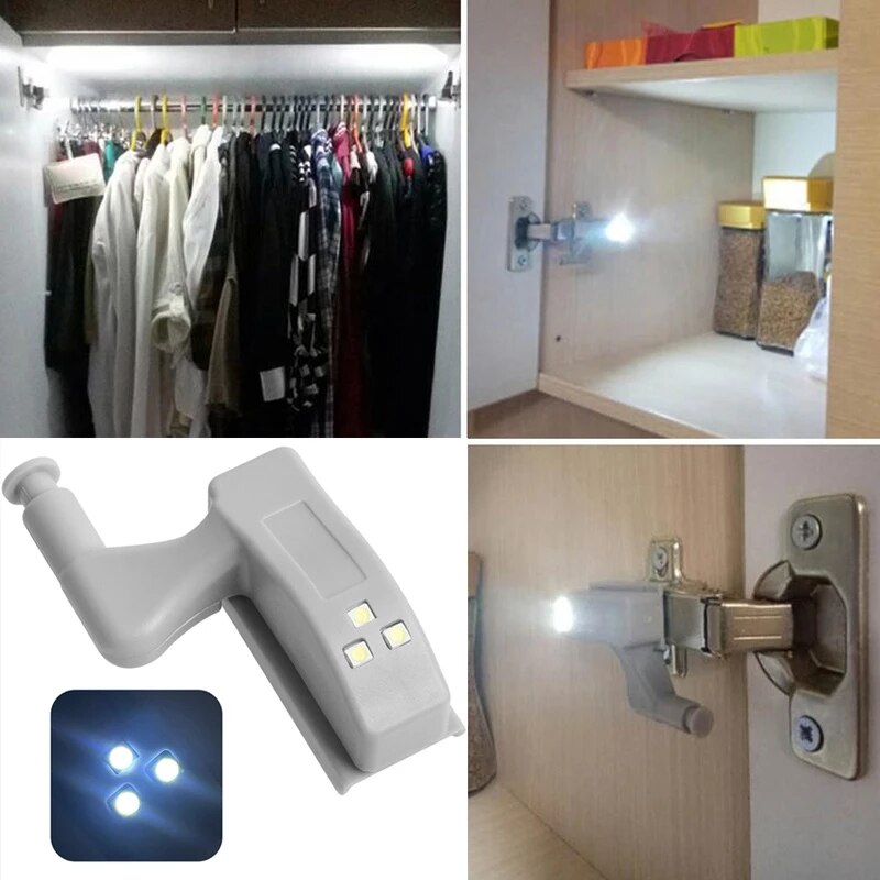 10pcs LED Sensor Hinge Wardrobe Lamp | Bowlift