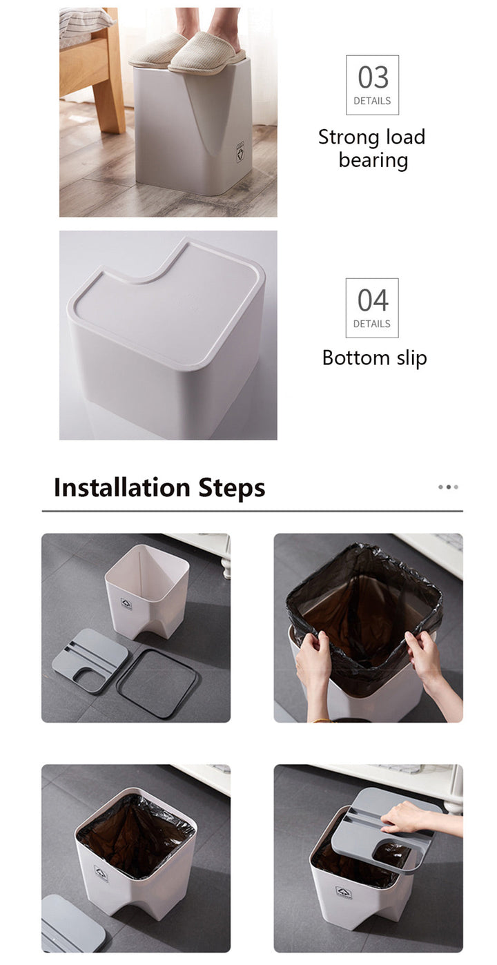 BowLift | Stackable Trash Can