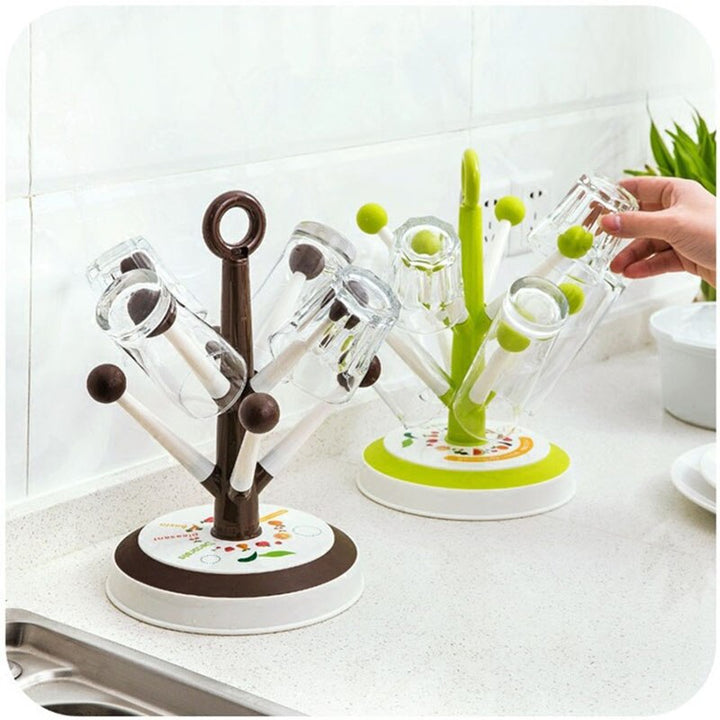BowLift | Creative Tree Cup Holder Drain Rack