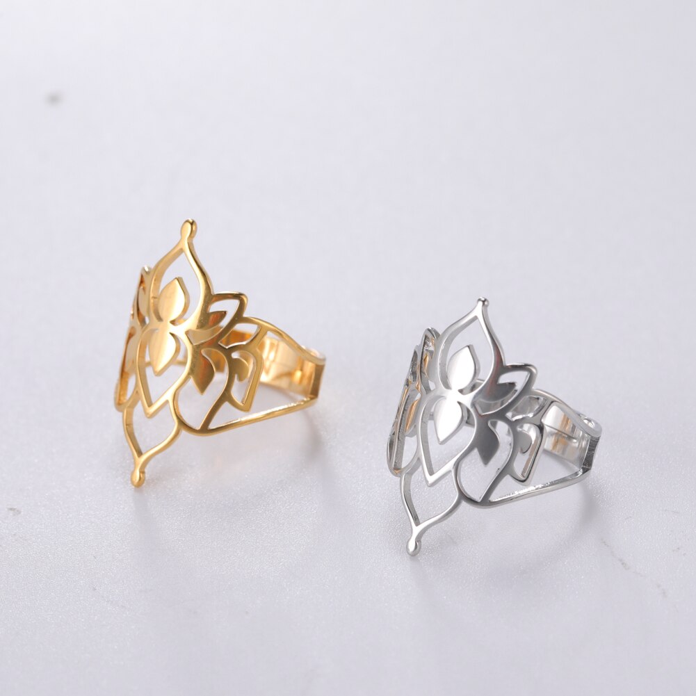BowLift | Buddha Vintage Lotus Rings for Women