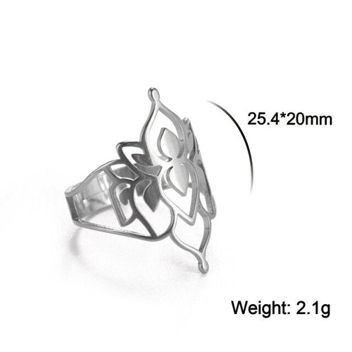 BowLift | Buddha Vintage Lotus Rings for Women