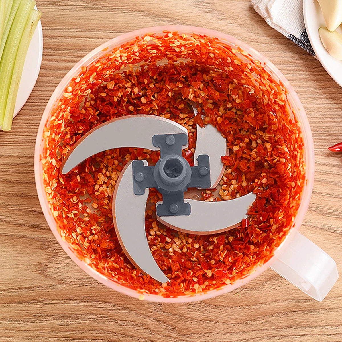 BowLift | Manual Easy Simple Meat Vegetable Chopper Container