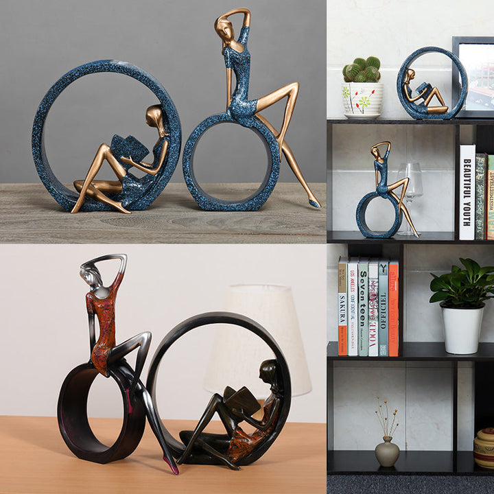 Creative European Miniature Modern Girl Figurines | Bowlift