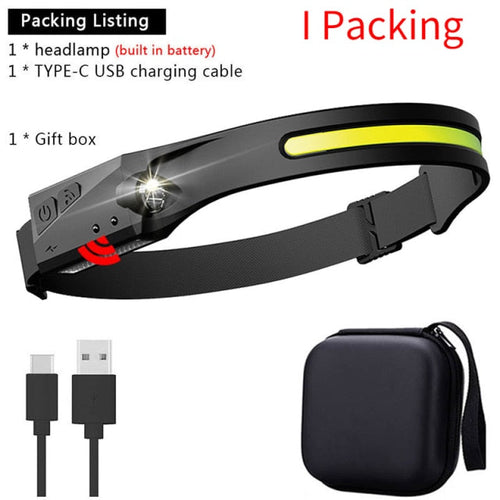 Rechargeable LED Sensor USB Headlamp | Bowlift