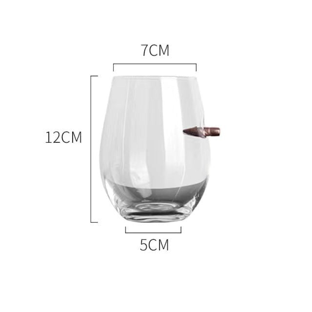 BowLift | Creative Bullet Whisky Glass