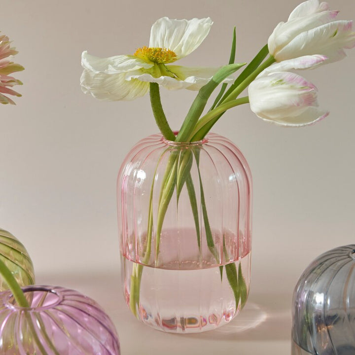 Colourful Glass Globe Vase | Bowlift