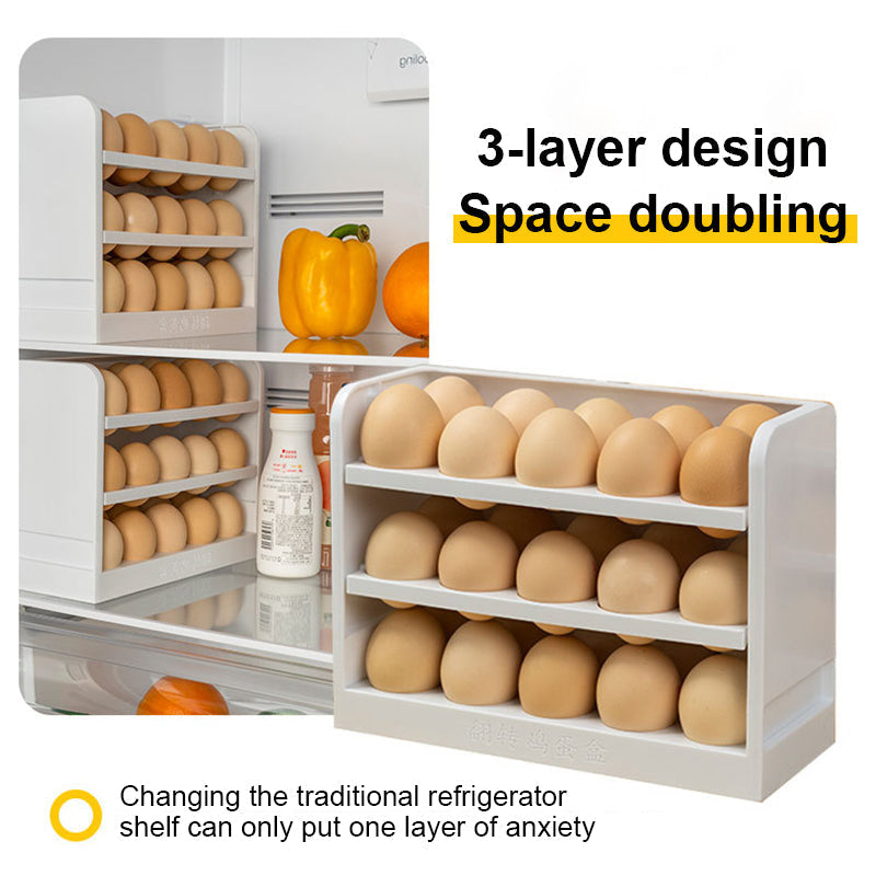 BowLift | Multi-Layer Practical Egg Fridge Organizer Box