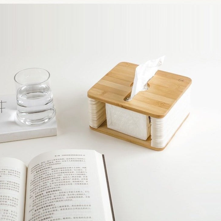 Nordic Bamboo FoldaBowlifte Tissue Box | Bowlift