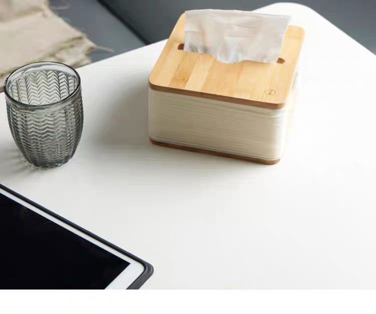 Nordic Bamboo FoldaBowlifte Tissue Box | Bowlift