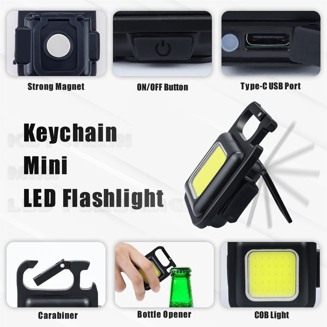 Mini Magnetic Pocket Keychain Flashlight | Bowlift