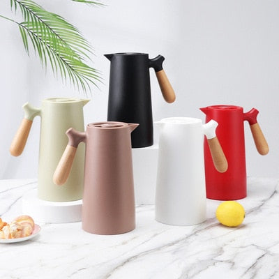 Elegant Minimal Matte Teapot Thermos | Bowlift