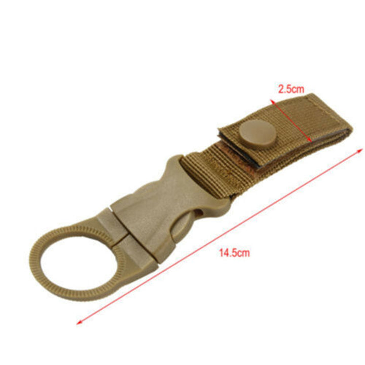 Military Style Belt Keychain Bottle Hook | Bowlift