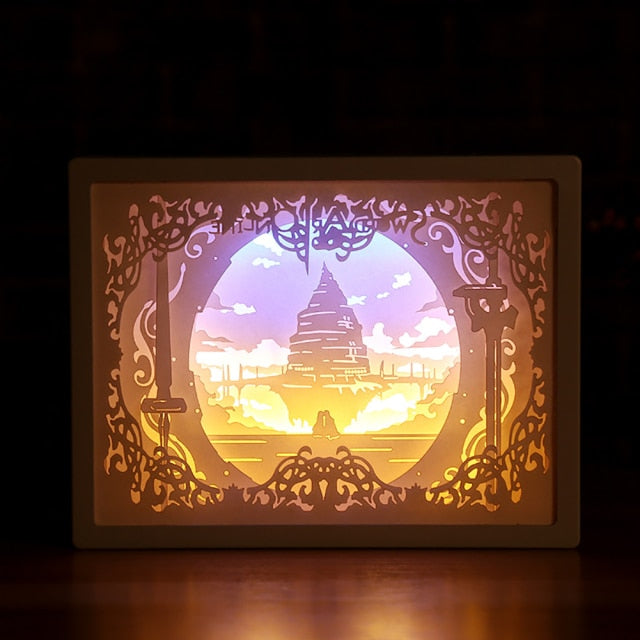 BowLift | Creative 3D Paper Box LED Night Lamp