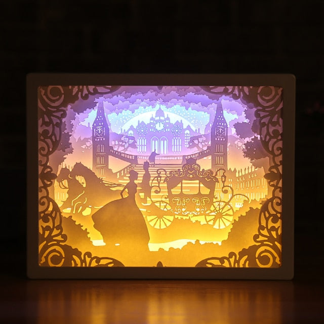 BowLift | Creative 3D Paper Box LED Night Lamp