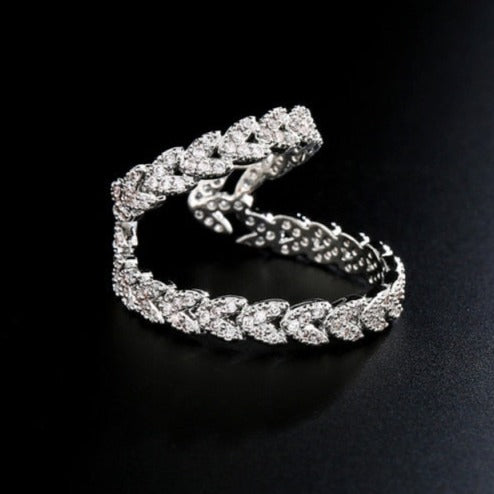 BowLift | Elegant Zircon Crystal Clip-On Earrings