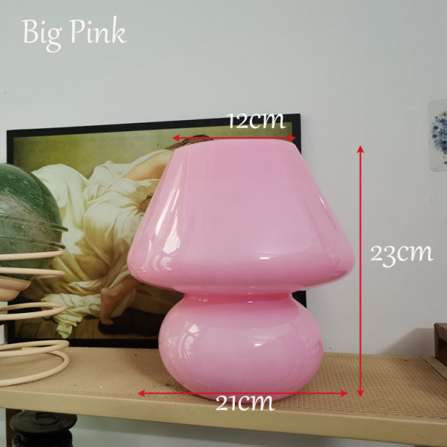 BowLift | Creative Mushroom Glass Mushroom Table Lamp