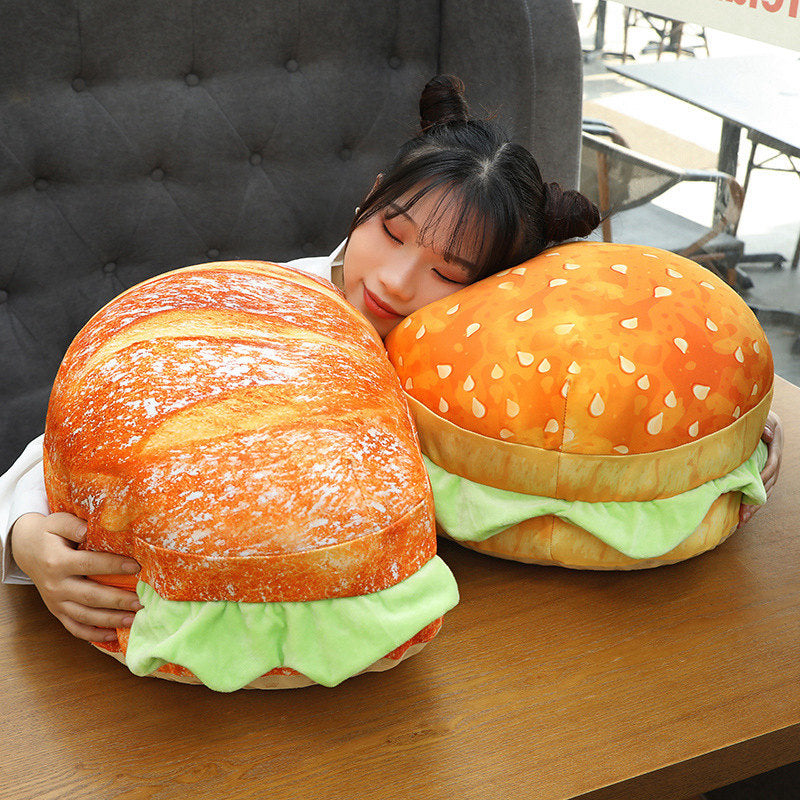 2in1 Comfy Hamburger Pillow Seat Cushion | Bowlift