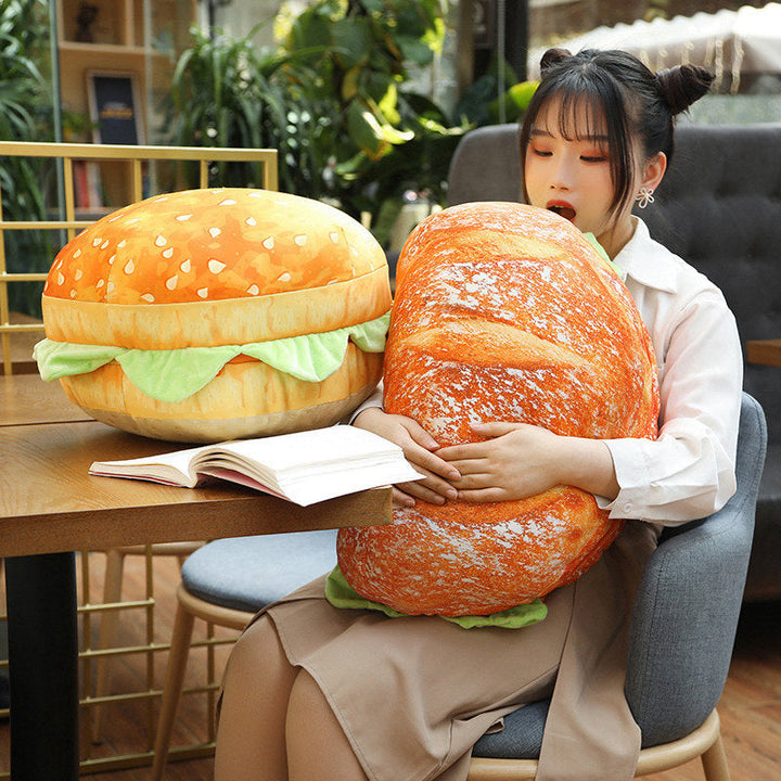 BowLift | 2in1 Comfy Hamburger Pillow Seat Cushion