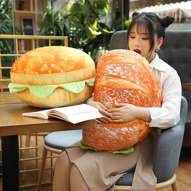 2in1 Comfy Hamburger Pillow Seat Cushion | Bowlift