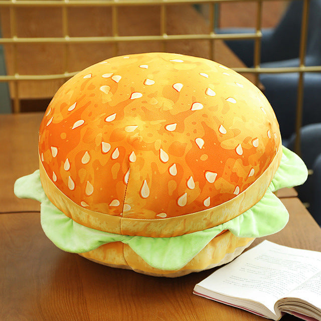 BowLift | 2in1 Comfy Hamburger Pillow Seat Cushion