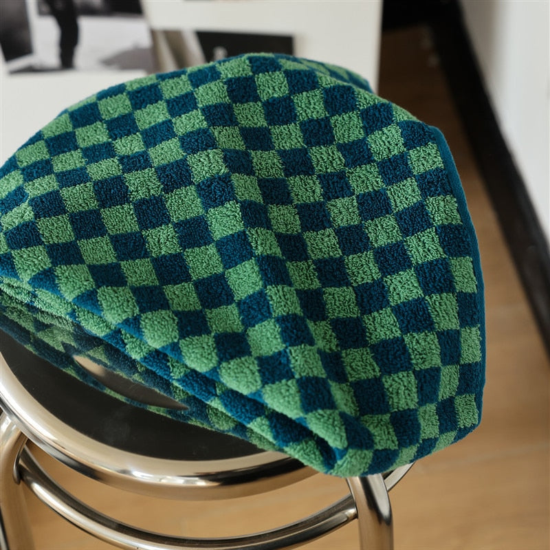 Checkerboard Cotton Towel | Bowlift