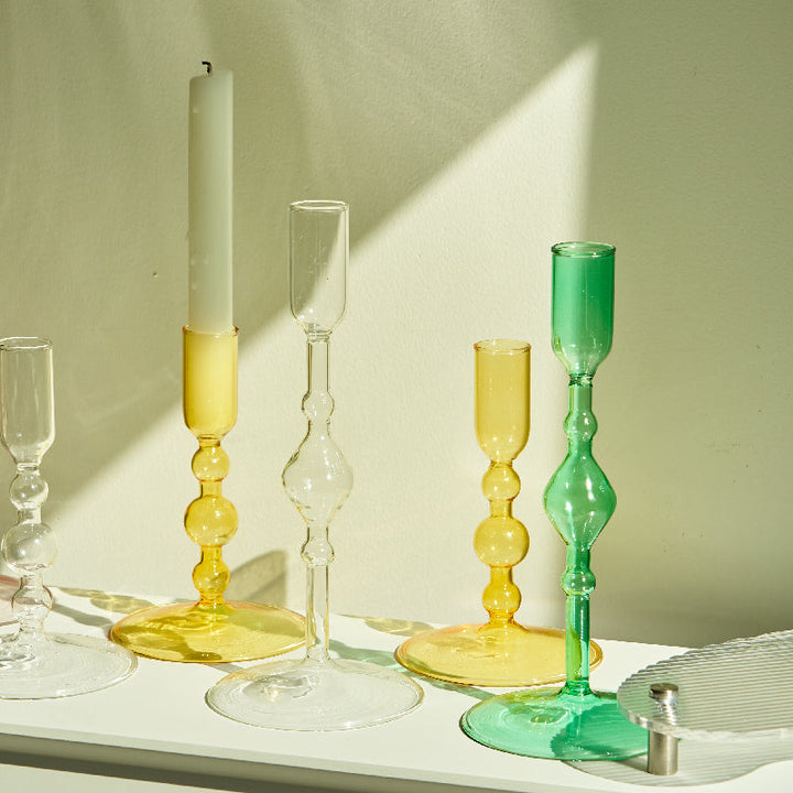 Slim Glass Candleholder | Bowlift